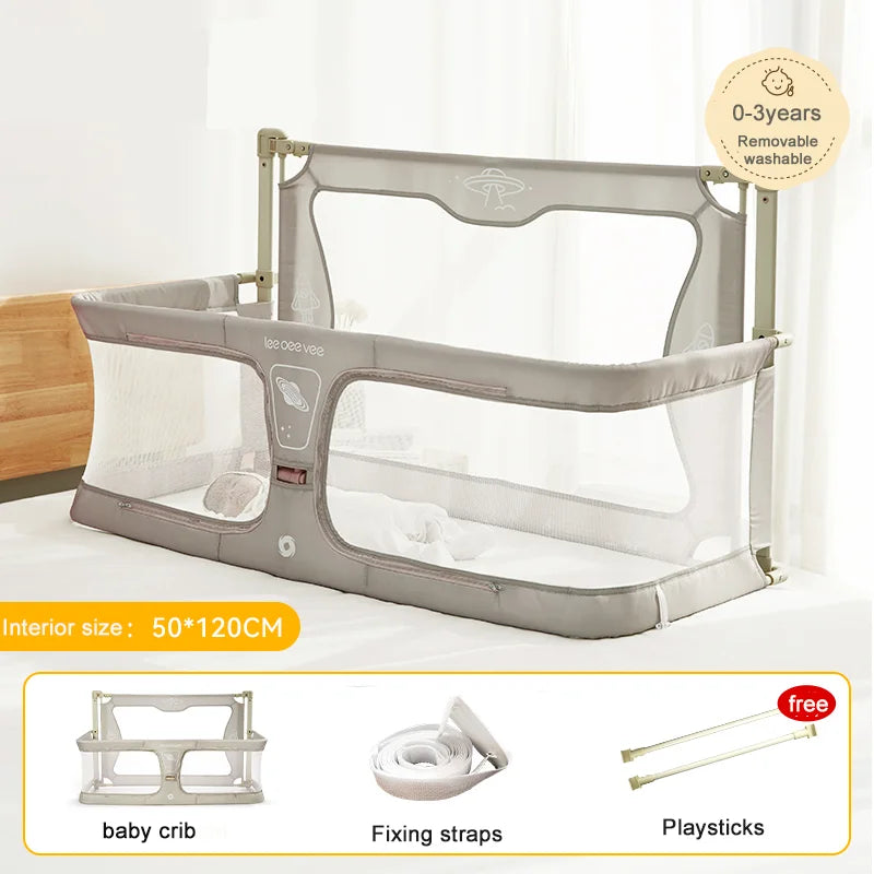 IMBABY Handrail Bed Safety Children Baby Safety Bed Barrier Liftable Bed Guardrail for Kids Crib Fence Protection for Baby Rails