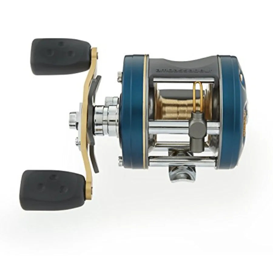 Ambassadeur C4 Baitcast Round Fishing Reel for HeavyDuty Fishing Applications with Smooth Casting Performance and Durable Const