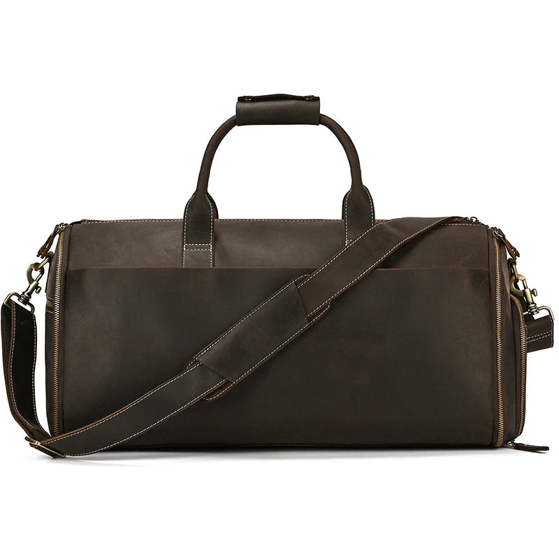 Luxury Convertible Garment Bag with Shoulder Strap Carry on Duffel Bag for Men Male 2 in 1 Hanging Suitcase Suit Travel Bags
