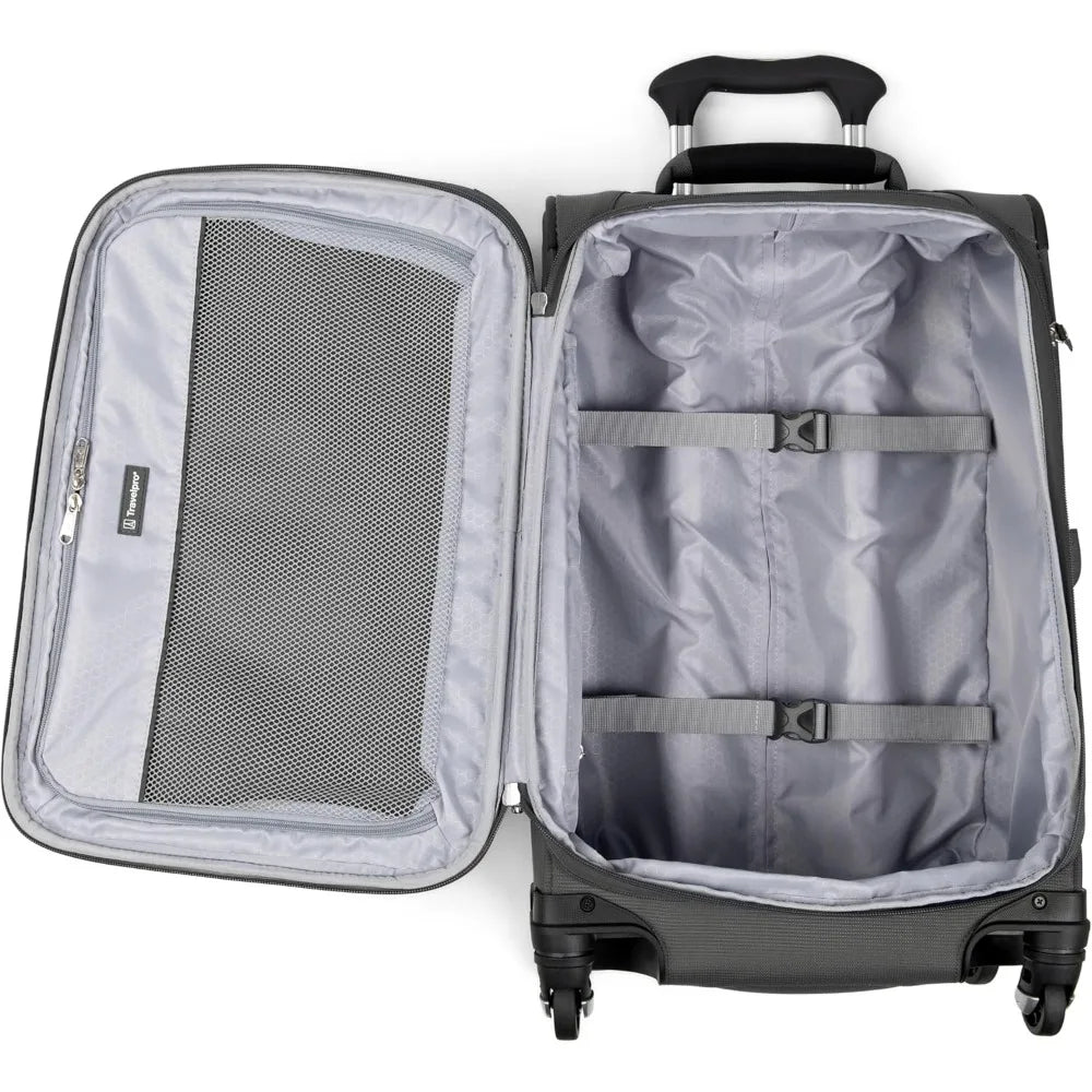 Travelpro Maxlite 5 Softside Expandable Luggage with 4 Spinner Wheels/Soft Underseat Tote, Lightweight Suitcase, Men and Women,