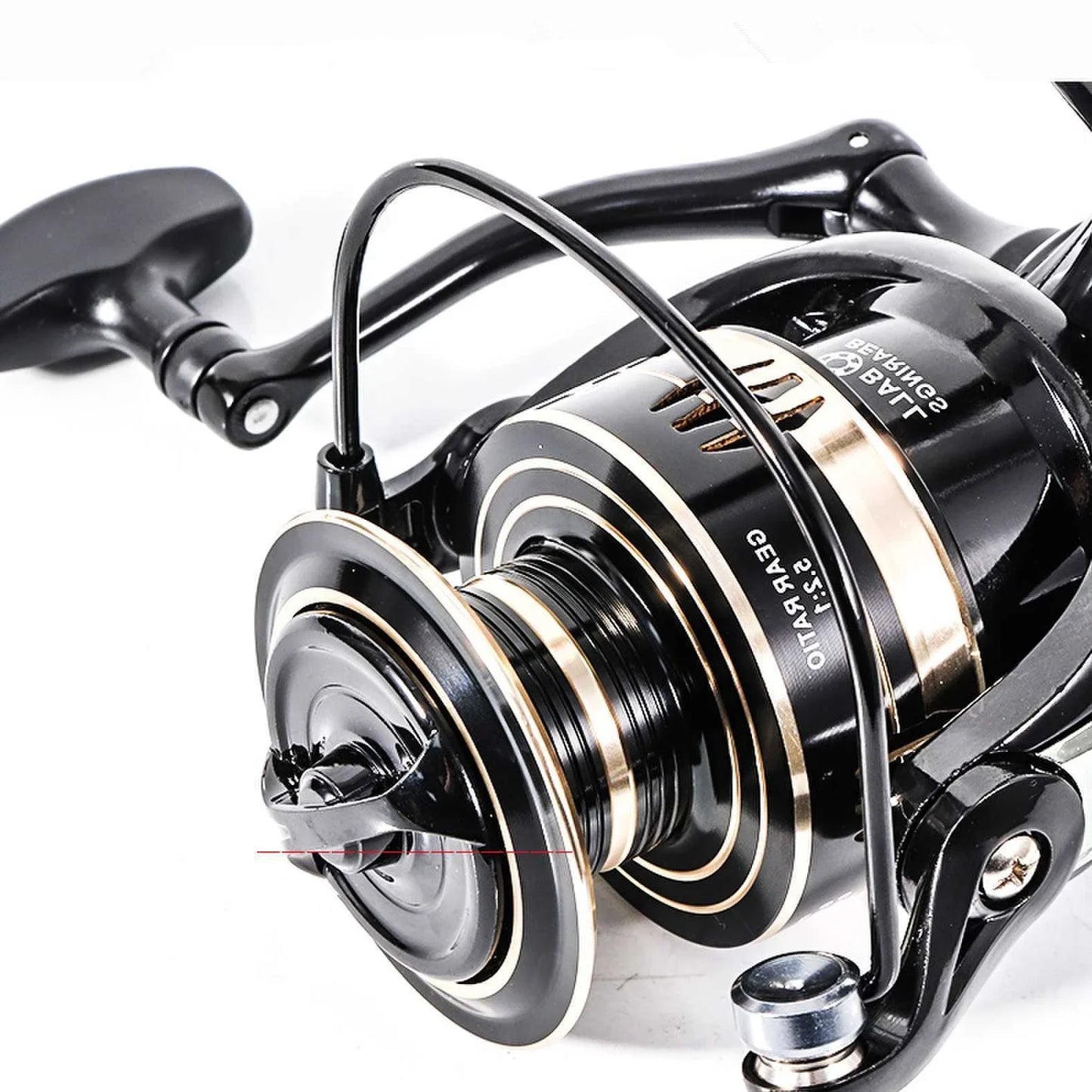 Spinning Fishing Reel 5.2:1 High Gear Ratio Corrosion-resistant Aluminum Spool Smooth Fishing Reels