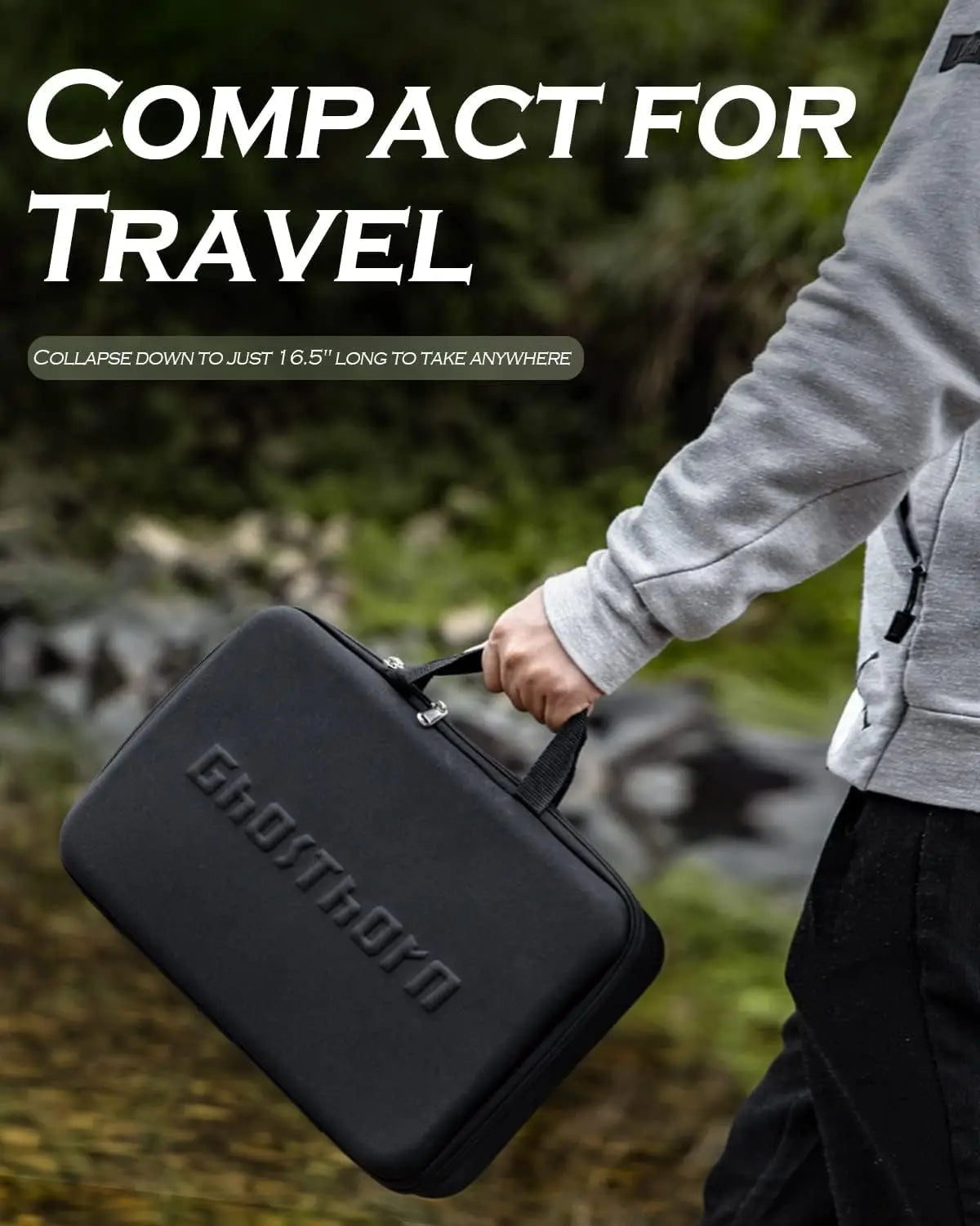 Fishing Rod and Reel Combo Telescopic Fishing Pole Kit Fishing Gear Starter Compact Travel Pole with Carrier Bag