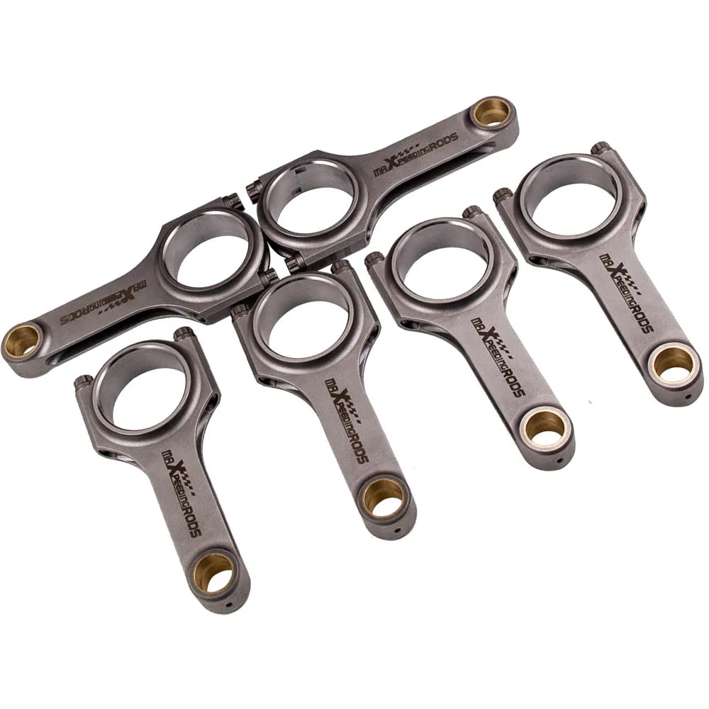 Connecting Rods Rod For BMW 328i 528i E36 E46 M52B28 135mm Pleuel Bielle 800HP 4340 Forged Balanced SHot Peen EN24 Crankshaft