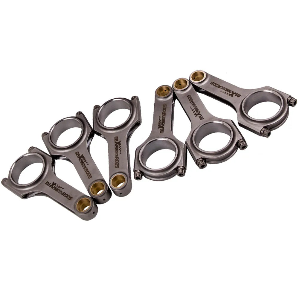 Connecting Rods Rod For BMW 328i 528i E36 E46 M52B28 135mm Pleuel Bielle 800HP 4340 Forged Balanced SHot Peen EN24 Crankshaft