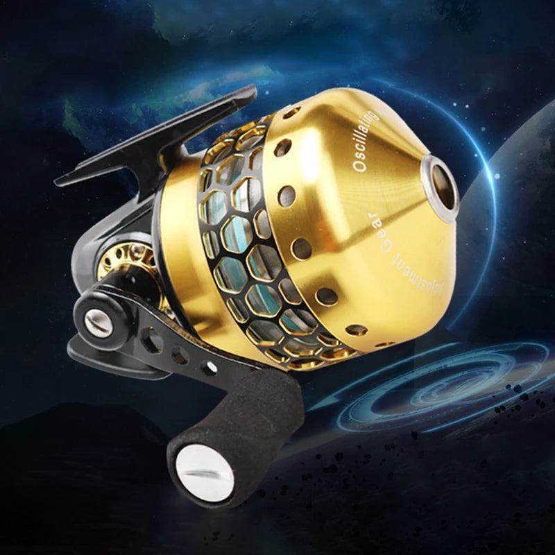 Speed Ratio 3.6: 1 Fishing Reel Bow Slingshot Catapult Shooting Fishing Stainless Steel Material Reel Wheel