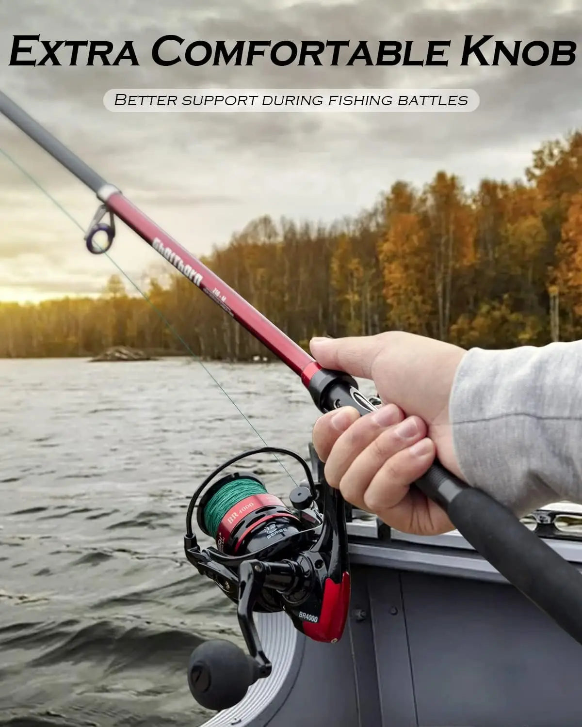 Fishing Rod and Reel Combo Telescopic Fishing Pole Kit Fishing Gear Starter Compact Travel Pole with Carrier Bag