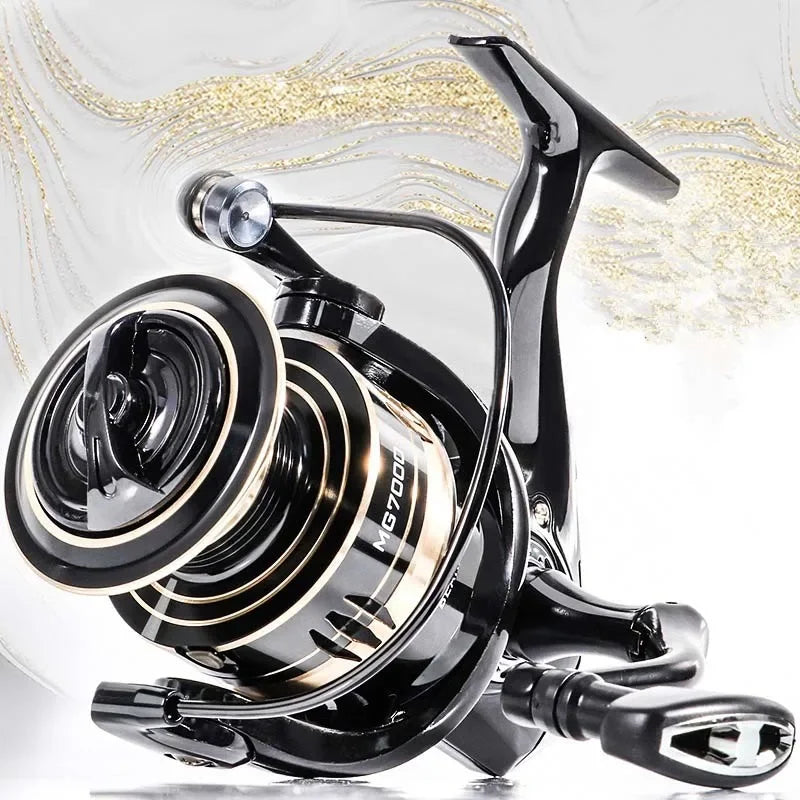 Spinning Fishing Reel 5.2:1 High Gear Ratio Corrosion-resistant Aluminum Spool Smooth Fishing Reels