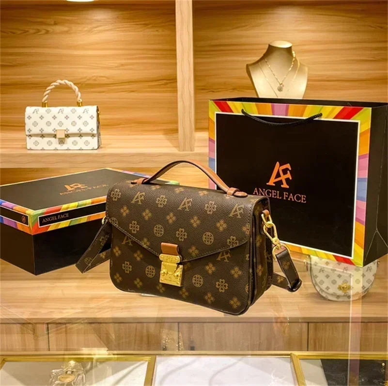 Designer Handbags Shoulder Bag Tote monogram Printing Flowers luxury Shopping Bag Leather Messenger Crossbody Bag BL12