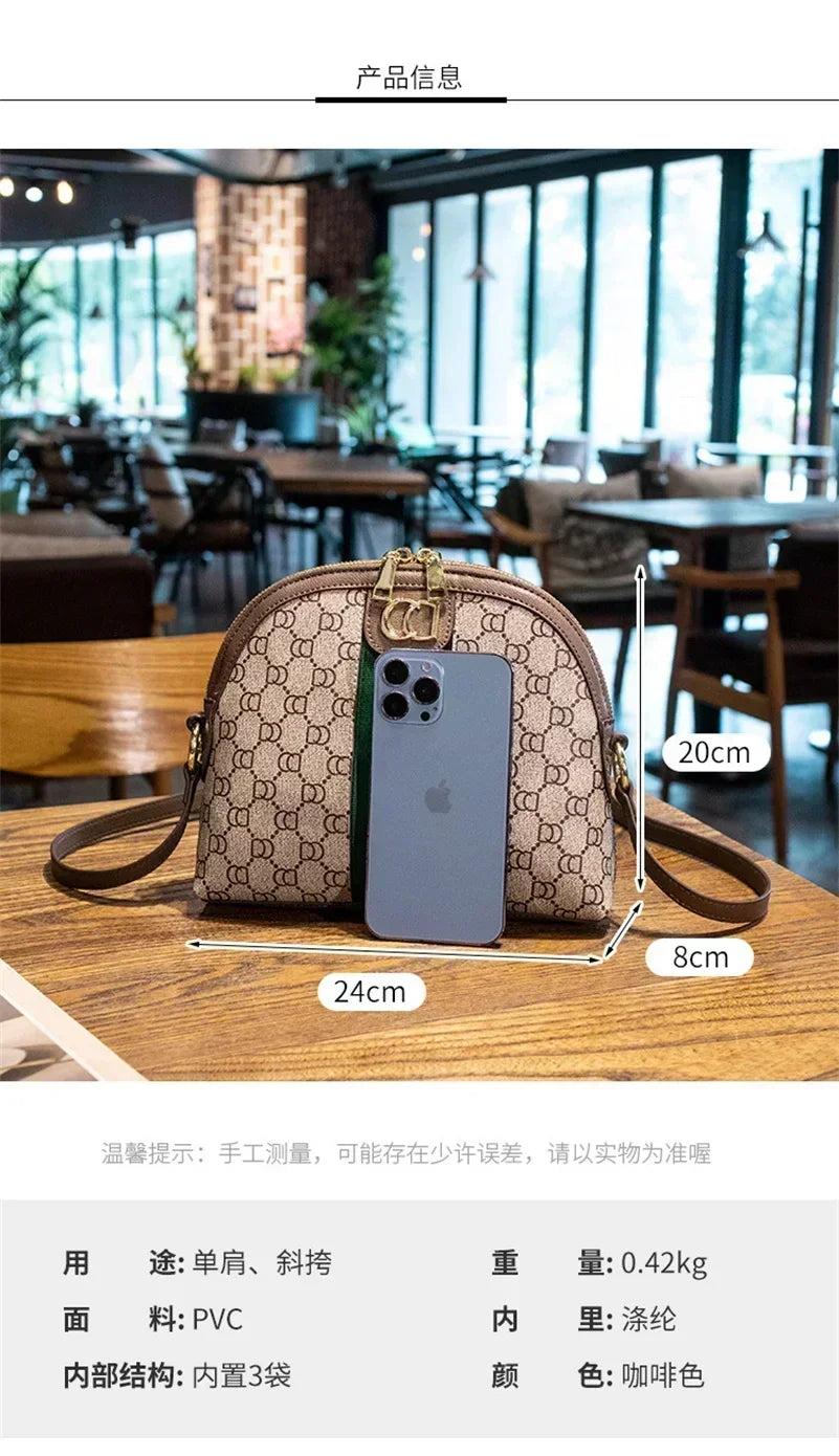 Designer fashion  Women Shoulder Bags Ophidia Small Shell Crossbody Luxury Hand Printed Presbyopia tote bag A BG1