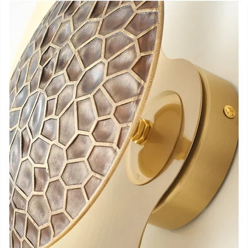 Designer Half Moon Led Wall Lamp Modern Simple Resin Iron Creative Living Room Wall Light Bedroom Bedside Stair Aisle Sconces