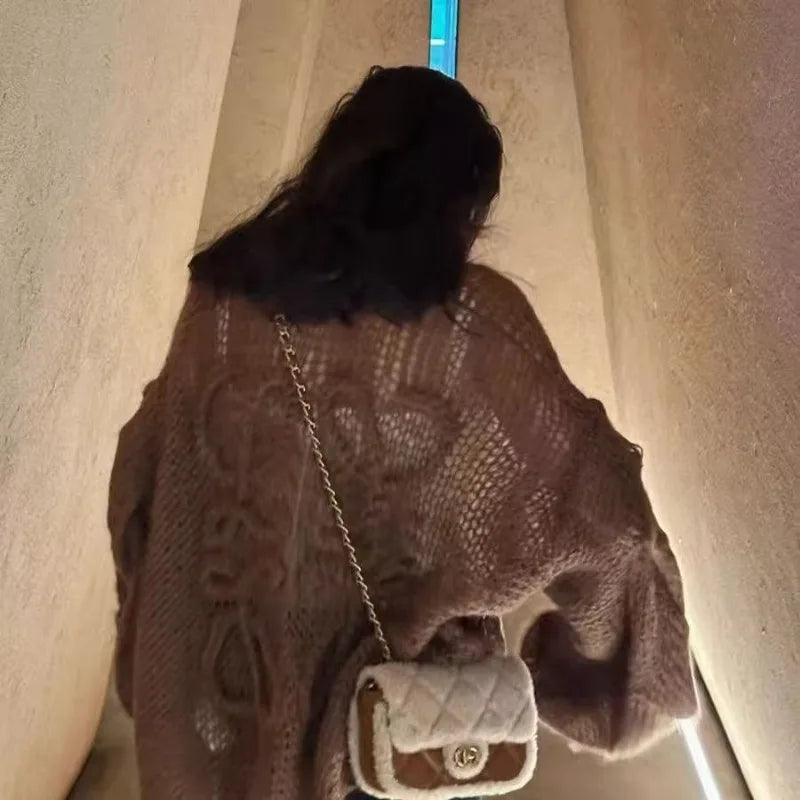 teddy bear square fat lamb plush mini rhombus shoulder chain mouth cover bag for women BC7-1