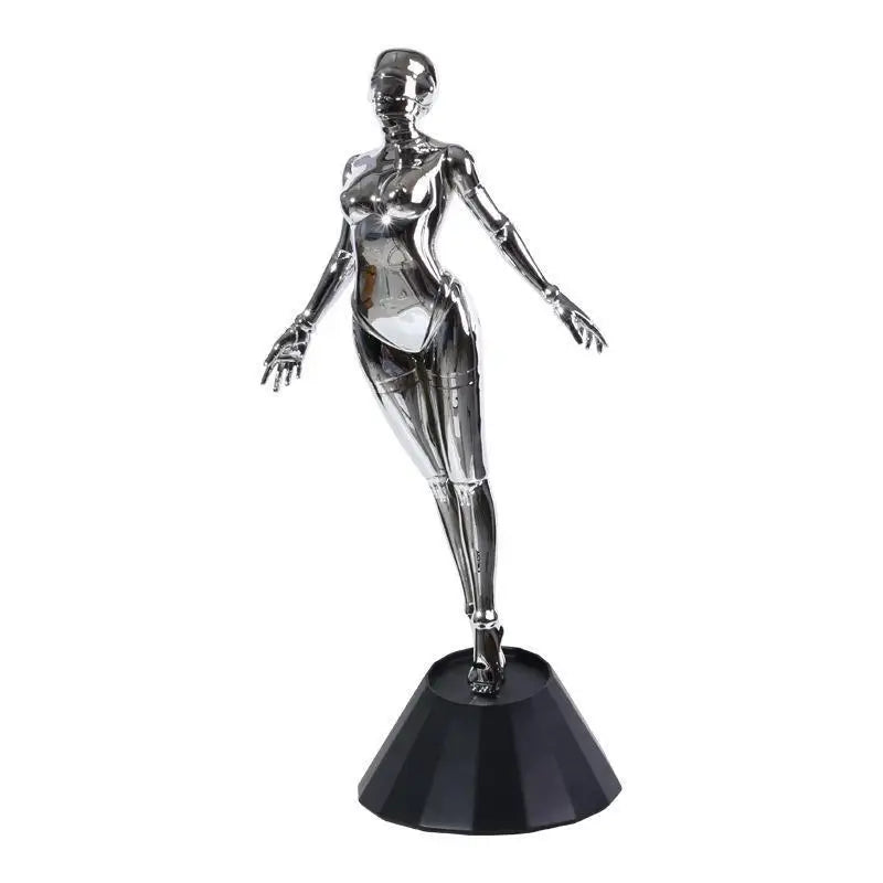 Mechanical Goddess Decoration Simple Modern Abstract Figure Sculpture Living Room Soft Decorations Artwork Fashion Play