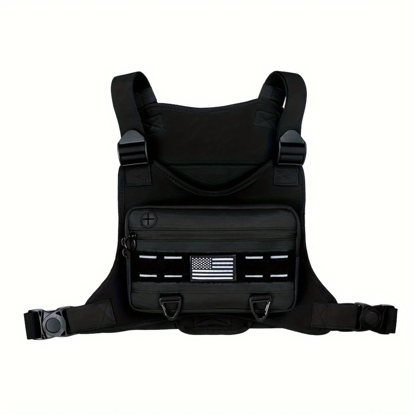 Sports Chest Bag for Men and Women, Anti-theft Vest Backpack for Workouts, Cycling & Hiking with Phone Holder