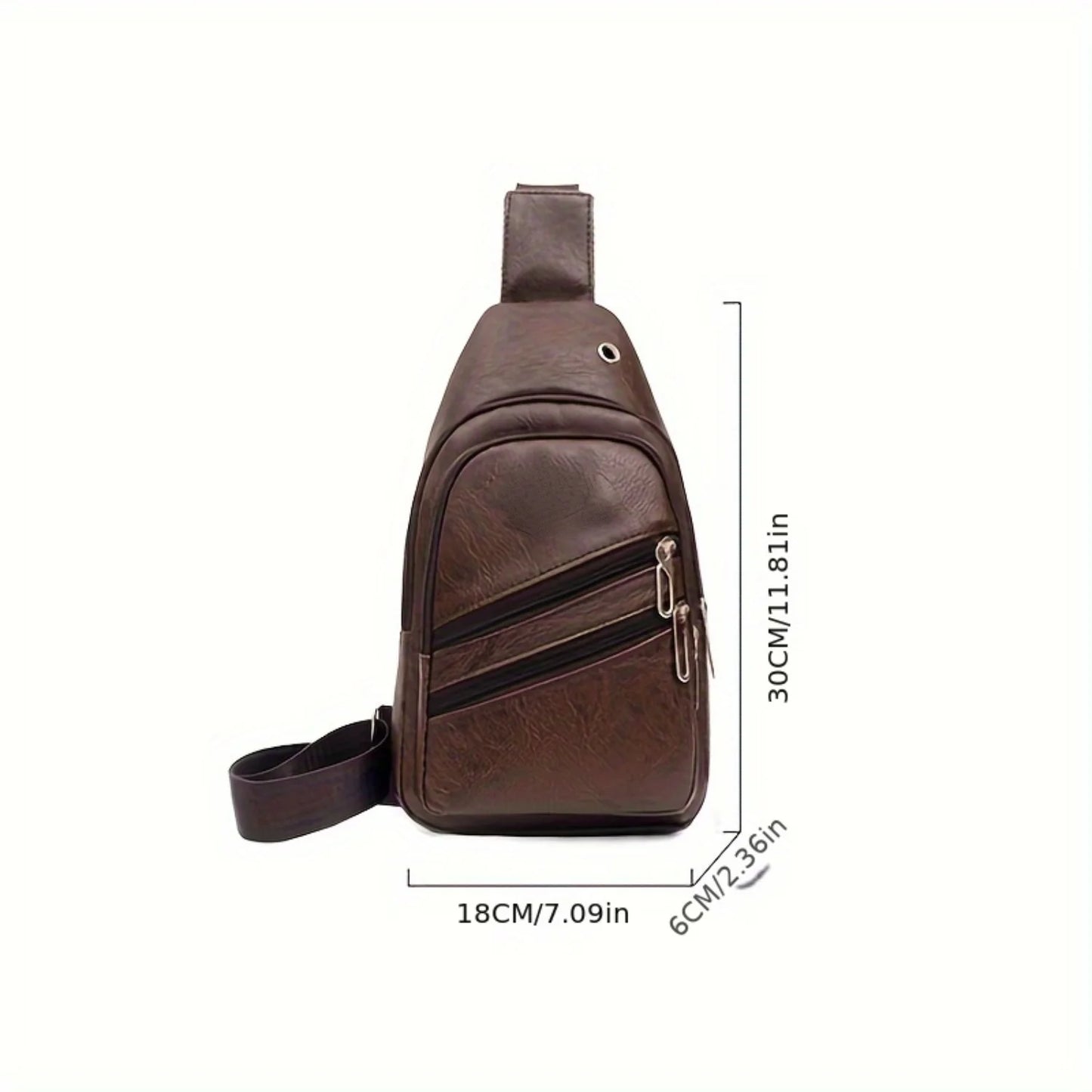 Men's Stylish Shoulder Bag for Travel, Sports and Daily Commuting - Crossbody Bag for Hiking and Outdoor Activities
