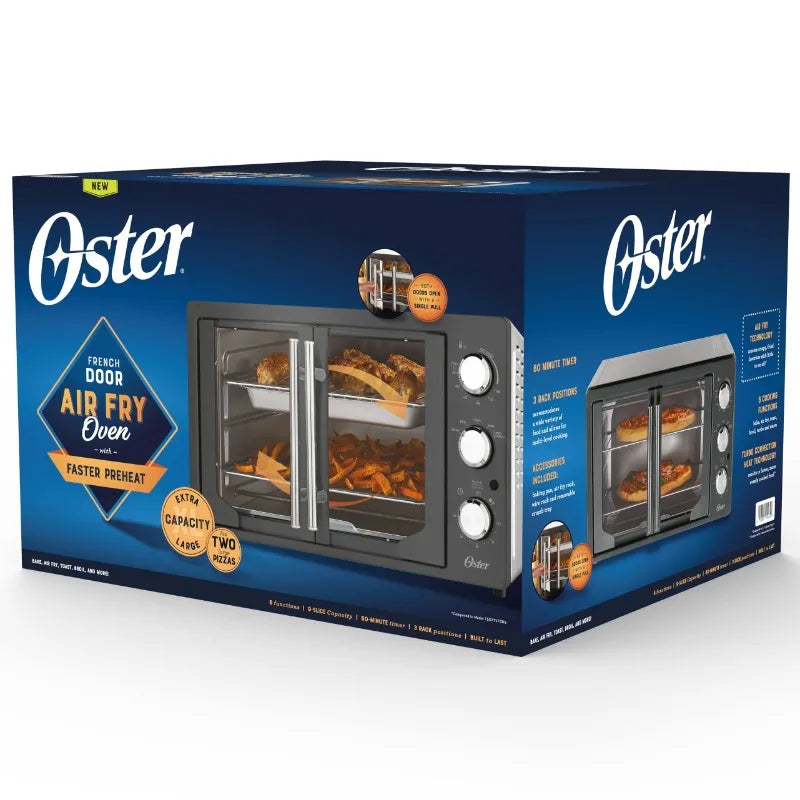 Oster Extra-Large French Door Air Fry Countertop Toaster Oven
