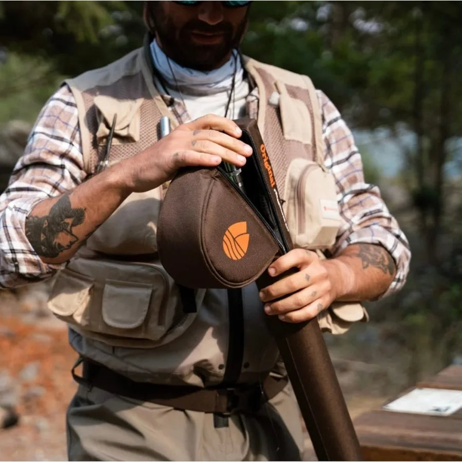 Original Fly Fishing Rod and Reel Combo Kit 9 4Piece Medium Action Rod Crosswater Reel Rio Fly Line Leader and Travel Case Fres