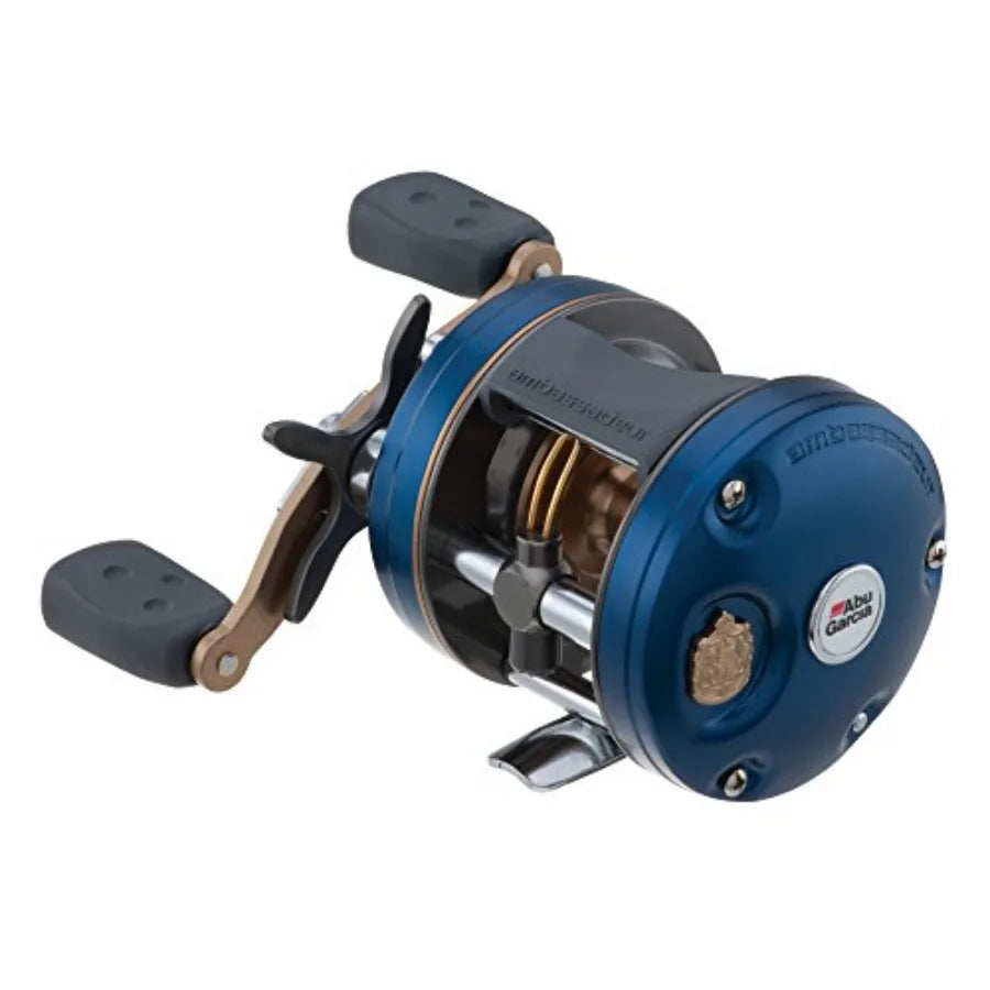 Ambassadeur C4 Baitcast Round Fishing Reel for HeavyDuty Fishing Applications with Smooth Casting Performance and Durable Const