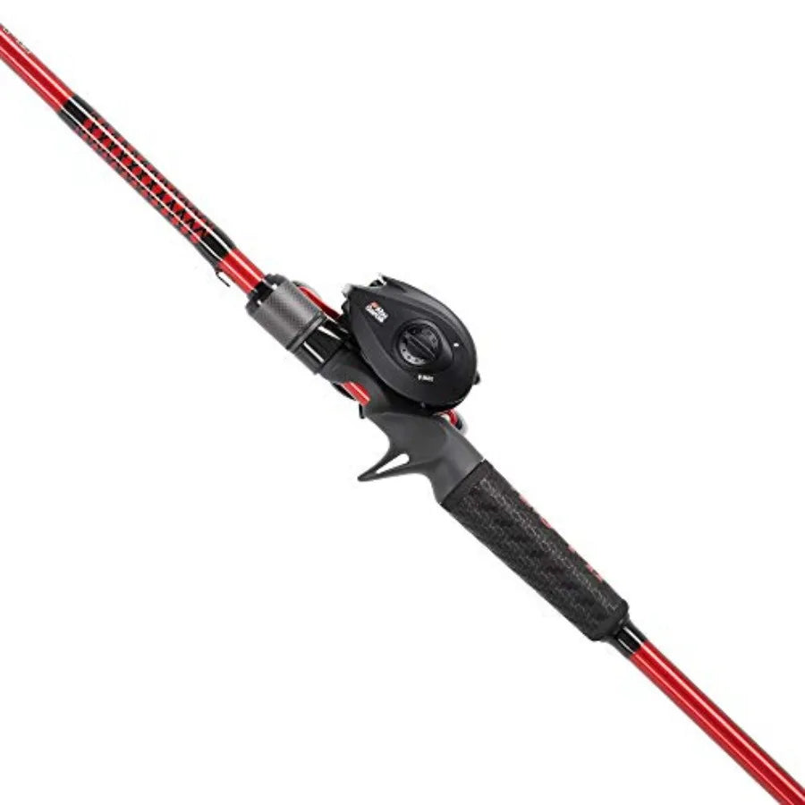 Carbon Low Profile Baitcast Reel and Fishing Rod Combo for Precision Casting in Freshwater and Saltwater Environments