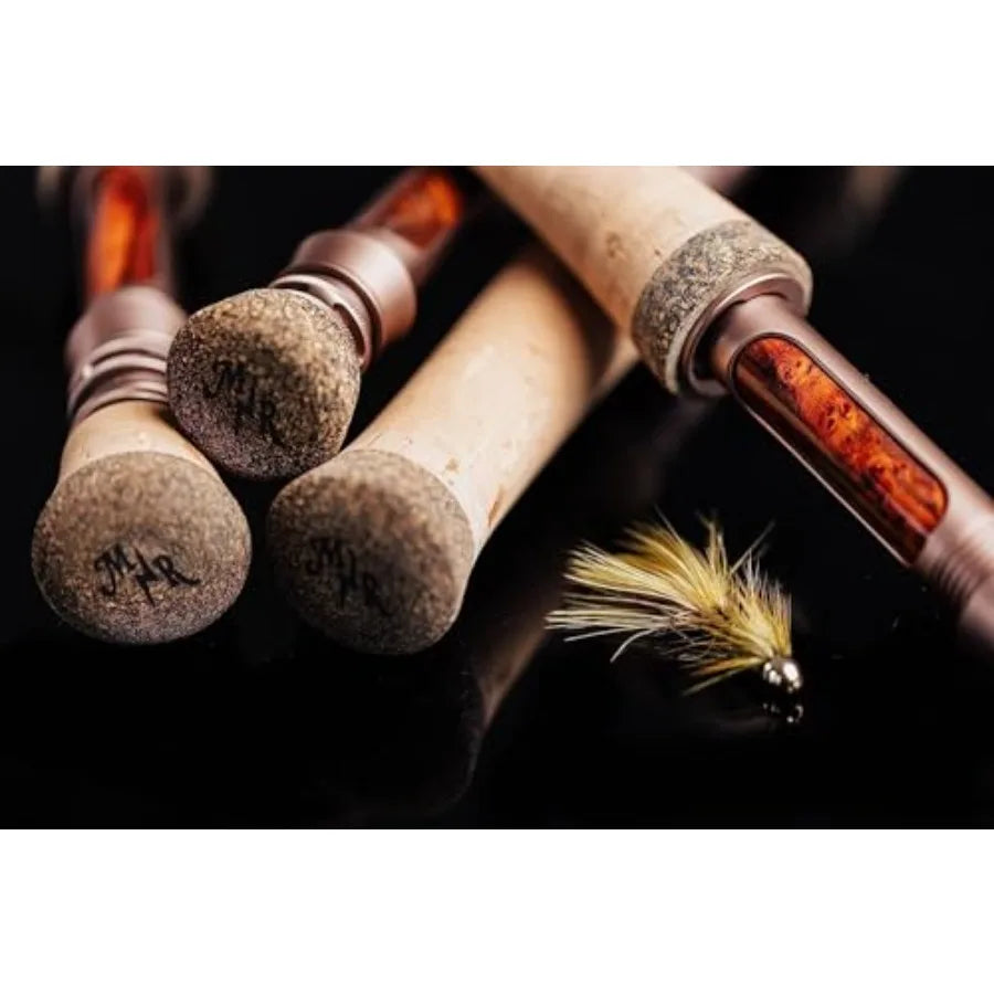 Moonshine Rod Co. Fly Fishing Rod with Carrying Case and Extra Rod Tip Section SlowMediumFast Action