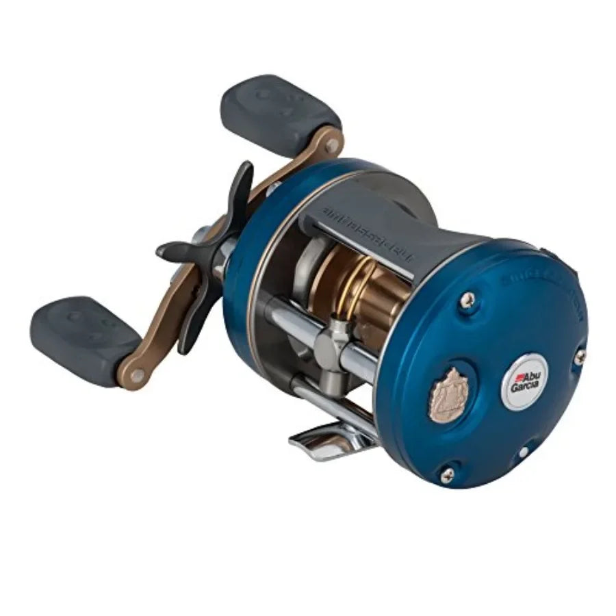 Ambassadeur C4 Baitcast Round Fishing Reel for HeavyDuty Angling Applications with Precision Casting and Smooth Drag System for