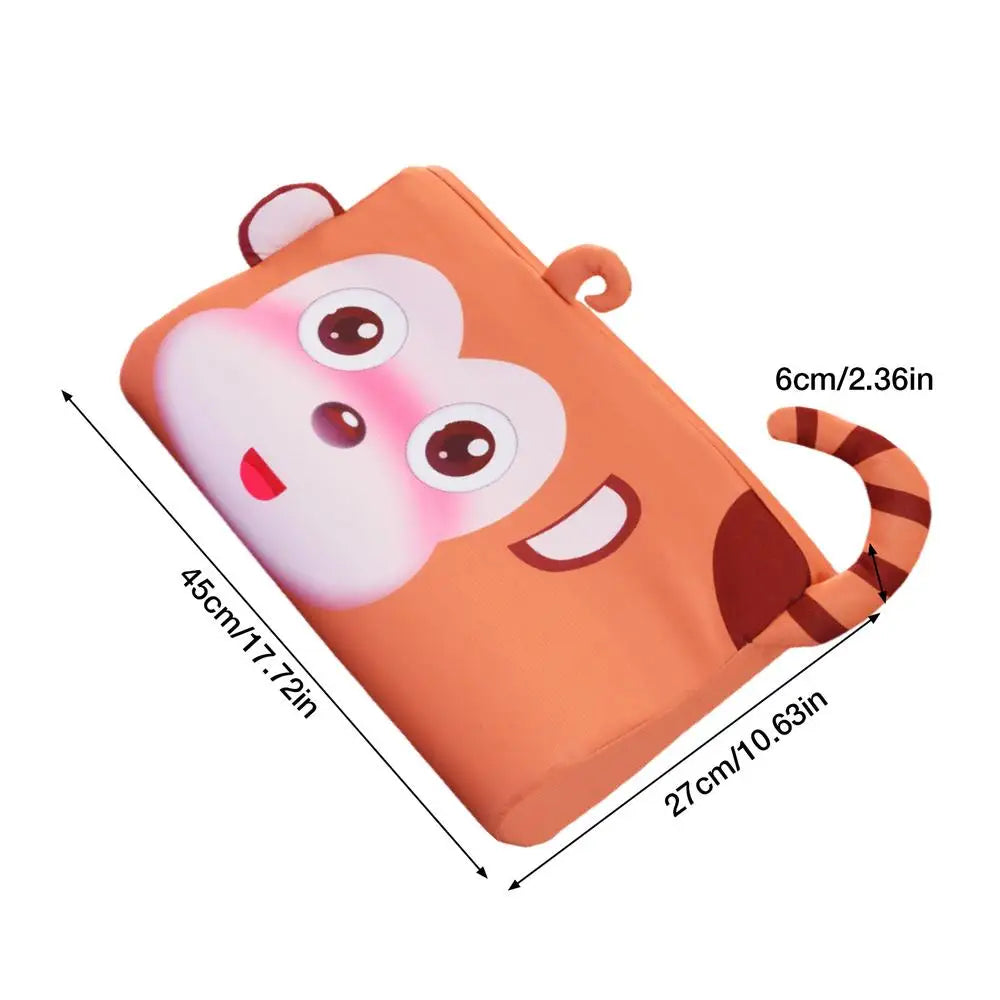 Kids Pillow for Sleeping Ergonomic Memory Foam Bed Pillow Breathable Nap Time Pillows Skin-Friendly Calming Cushion Pillow