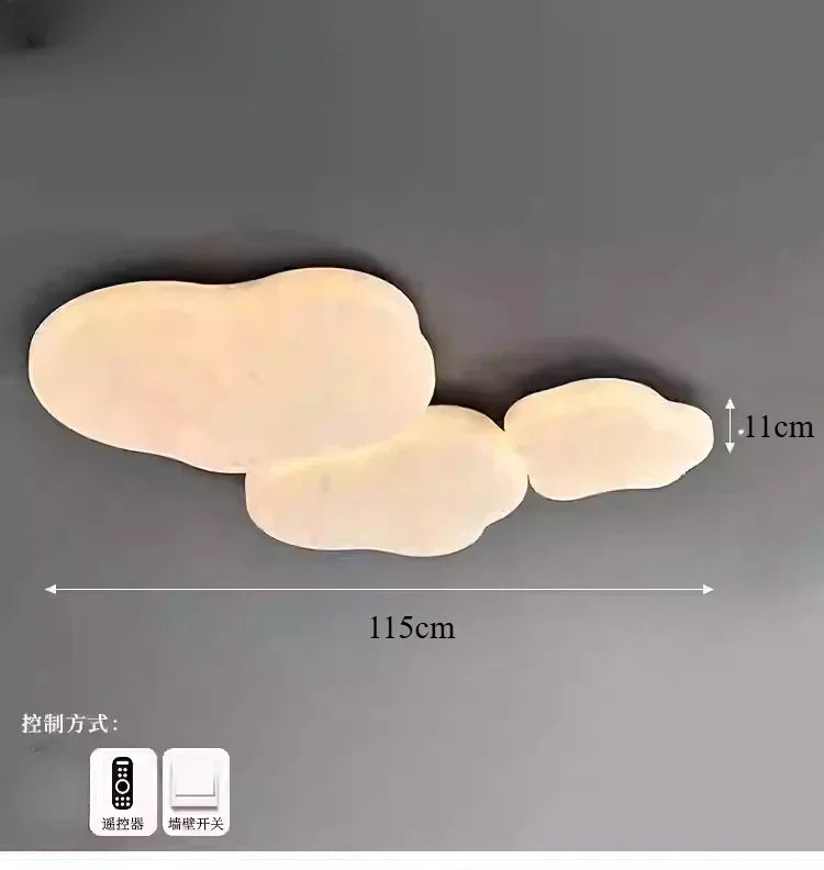 2025 French Cream Silk Ceiling Light Simple Wabi-Sabi Style Retro Bedroom Lamp White Cloak Room Living Room Study Balcony