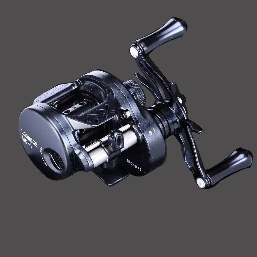LOONGZE Airlite B50 B51 MC-1 Baitcasting Reel BFS Bait Finesse All Metal Casting Reel Lightweight Saltwater Freshwater for Bass