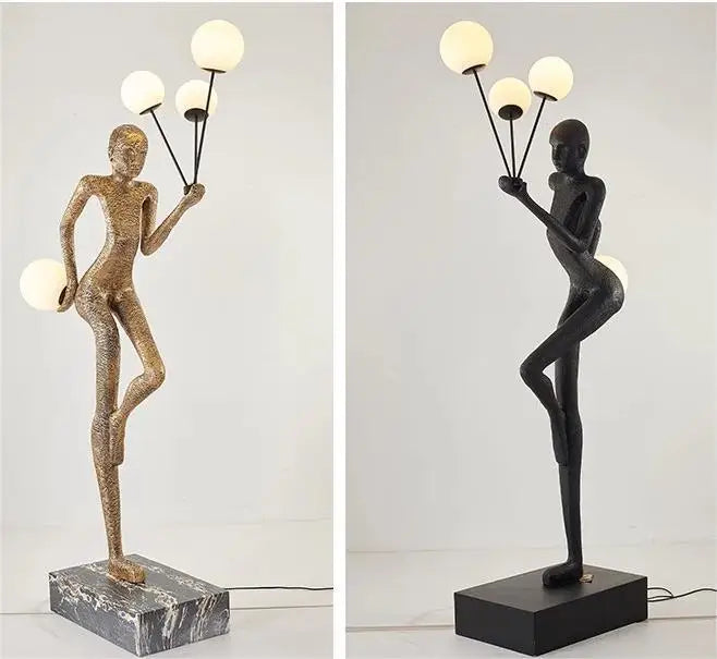 Sales Office Hotel Lobby Exhibition Hall Modern Light Luxury Floor Art Decoration Big Long Legs Sculpture Ornament Abstract