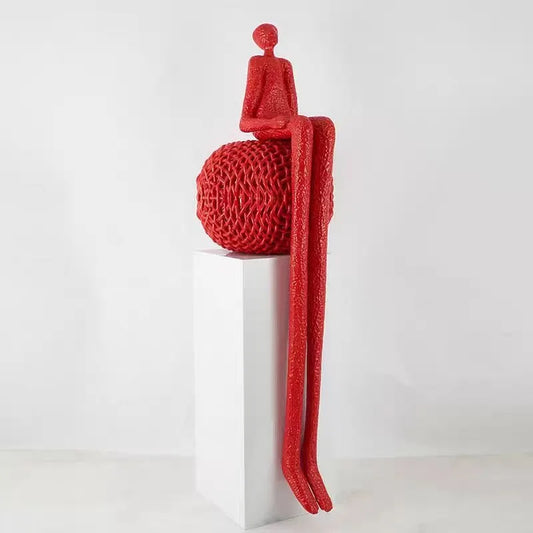 Sales Office Hotel Lobby Exhibition Hall Modern Light Luxury Floor Art Decoration Big Long Legs Sculpture Ornament Abstract