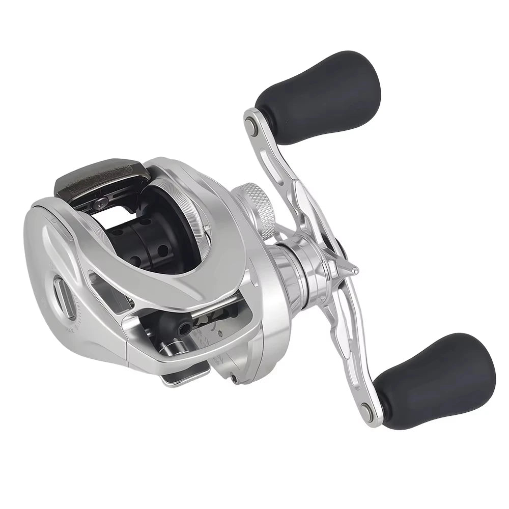 LOONGZE Airlite A101MBS A101DBC-1 Baitcasting Reel Low Profile 7.1:1 Gear Ratio CNC Metal Magnetic Brake Casting Fishing Reel
