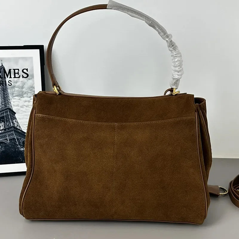 High quality handmade， Elegant Quilted Leather Shoulder Bag，Personalized gifts ，Classic elegance