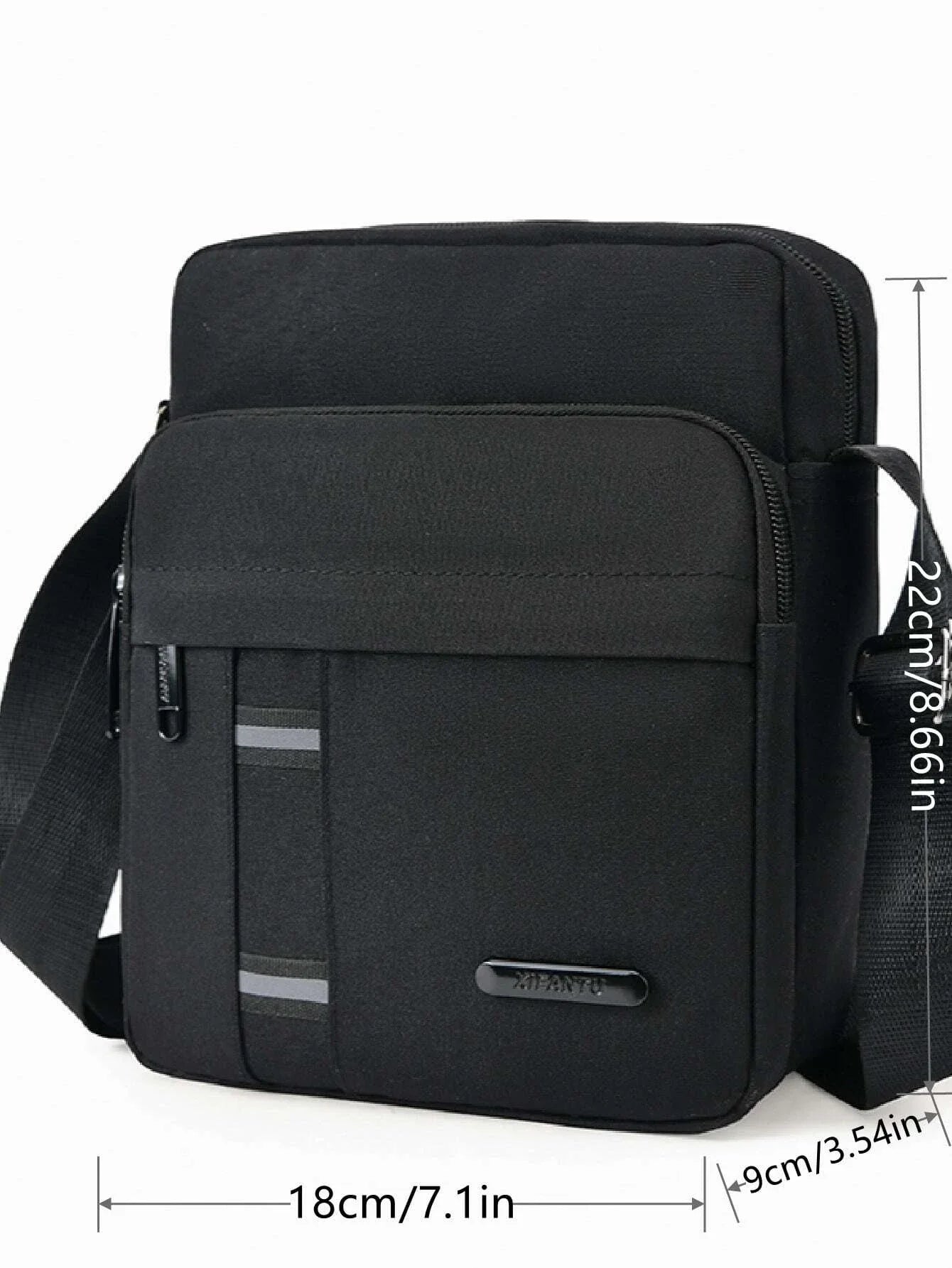 Multifunctional High School Students University Freshman Mini Men Oxford Square Bag, Handbag Schoolbag Shoulder Bag Sling Bag Sp