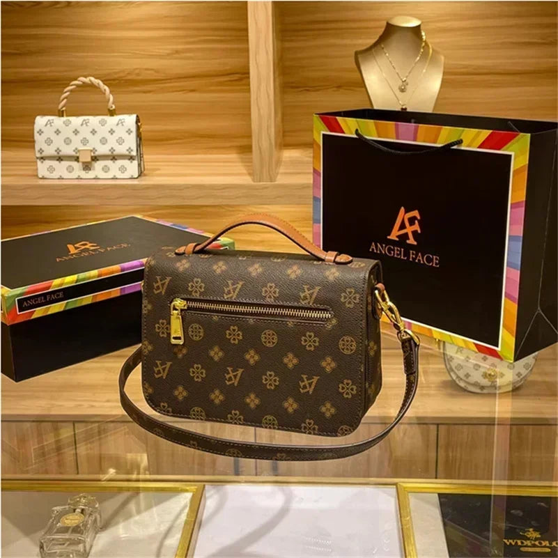 Designer Handbags Shoulder Bag Tote monogram Printing Flowers luxury Shopping Bag Leather Messenger Crossbody Bag BL12