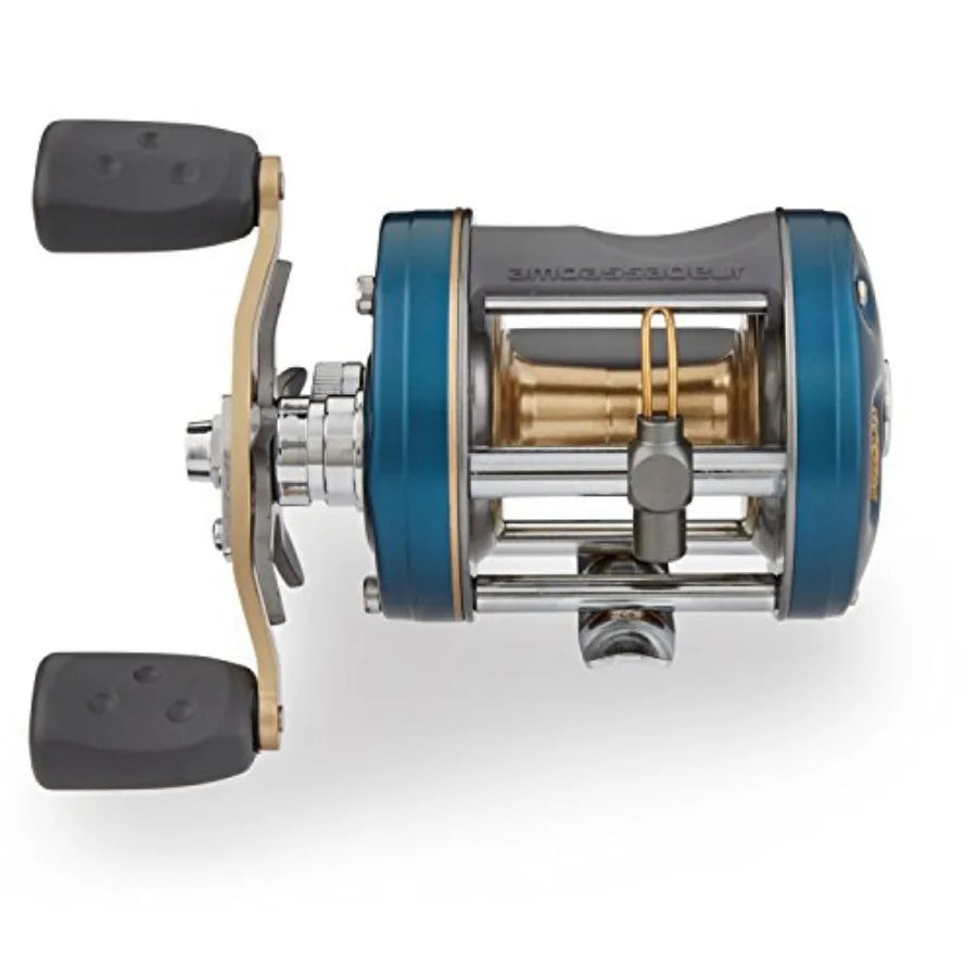 Ambassadeur C4 Baitcast Round Fishing Reel for HeavyDuty Angling Applications with Precision Casting and Smooth Drag System for