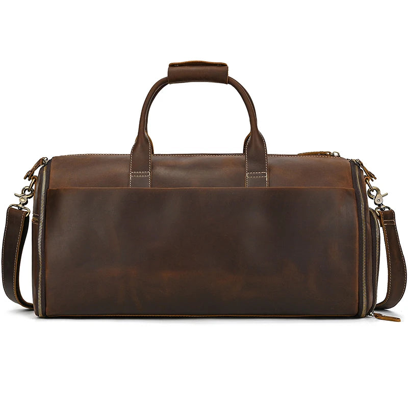 Luxury Convertible Garment Bag with Shoulder Strap Carry on Duffel Bag for Men Male 2 in 1 Hanging Suitcase Suit Travel Bags