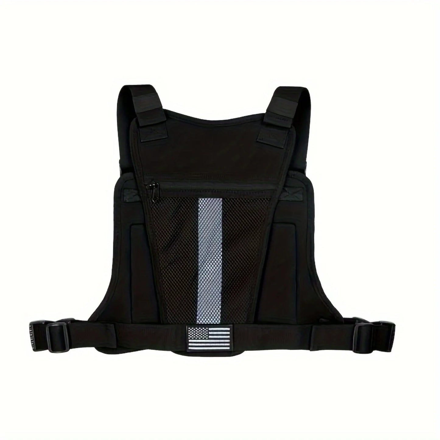 Sports Chest Bag for Men and Women, Anti-theft Vest Backpack for Workouts, Cycling & Hiking with Phone Holder