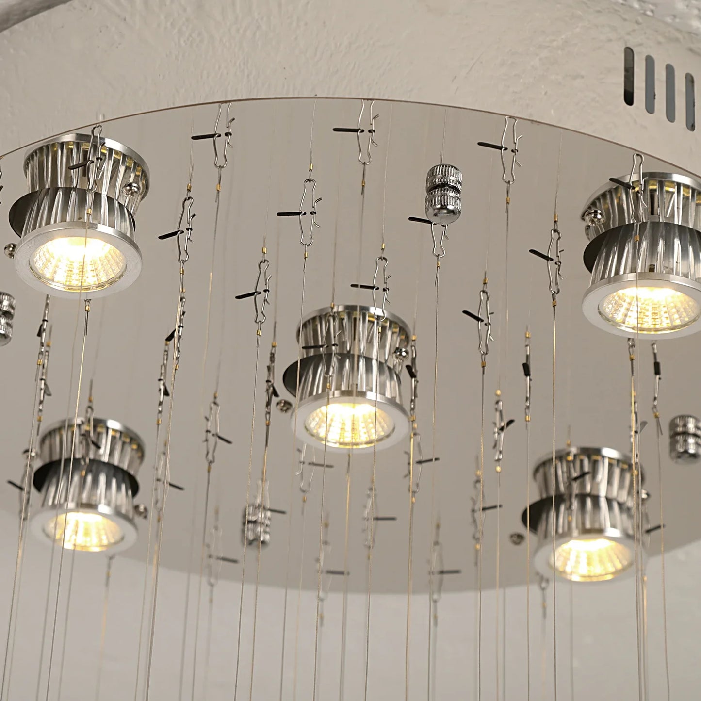 Luxury Pendant Light Modern Crystal Ball Led Chandelier Ceiling Lamps Living Dining Room Home Decor Lustre Hanging Fixtures