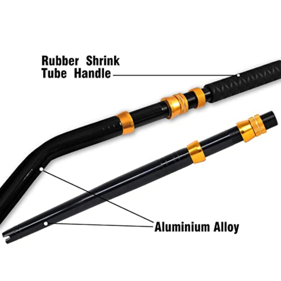 Bent Butt Fishing Rod 2Piece Saltwater Offshore Trolling Rod Big Game Roller Rod Conventional Boat Fishing Pole