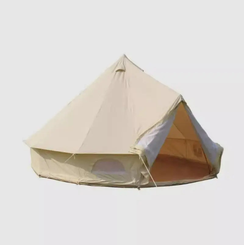 5M Luxury Camping Yurt – 4-Season, 5-8 Person, Heavy-Duty Cotton & Steel Frame – Waterproof 3000mm (37kg)