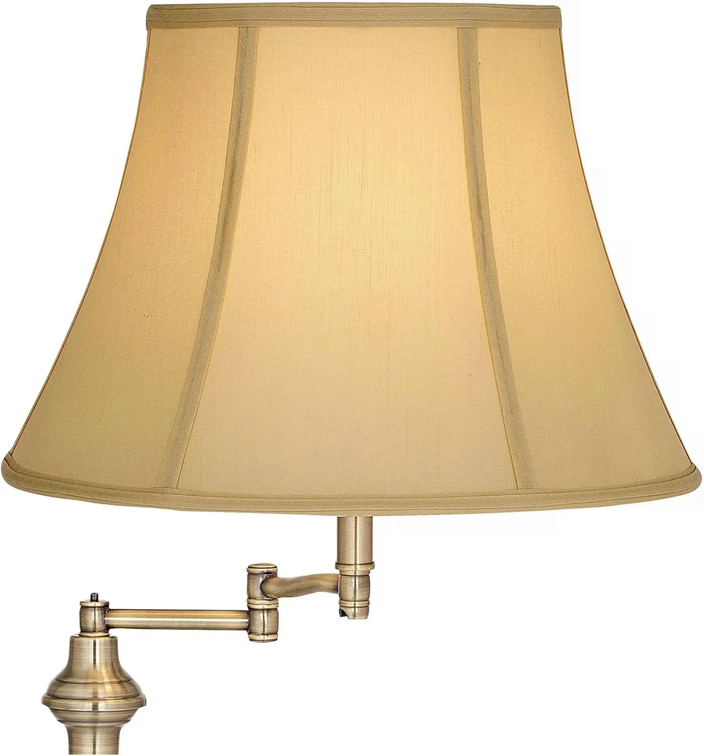 Regency Hill Montebello Traditional 60"" Tall Standing Floor Lamps Set Of 2 Lights Swing Arm Adjustable Gold Metal Antique