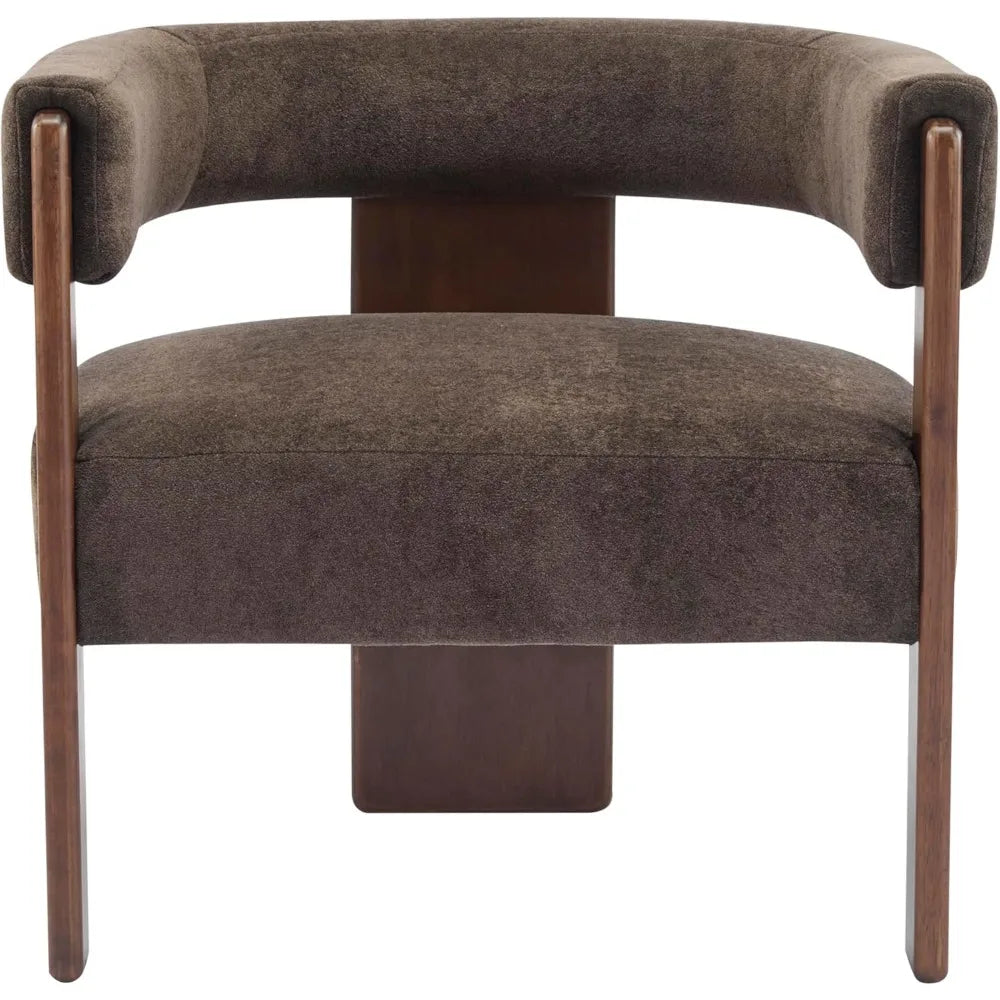 Modern Velvet Accent Chair by Christopher Knight Home: Wooden Frame Lounge Sofa for Living Room