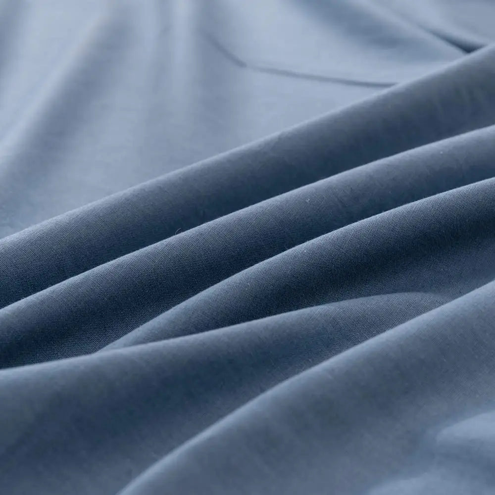 Simple&Opulence Linen Fitted Sheet (1 Piece) - 14 Inch Deep Pocket Mattress Cover Natural Flax Cotton Soft Breathable  Bedding