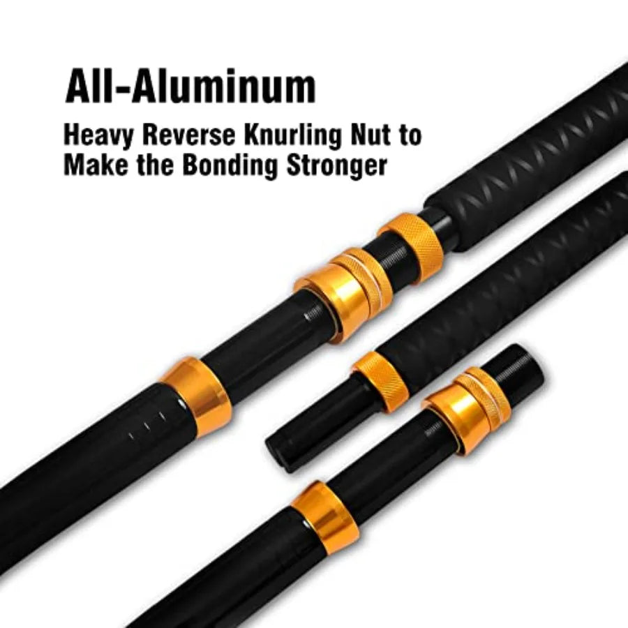 Bent Butt Fishing Rod 2Piece Saltwater Offshore Trolling Rod Big Game Roller Rod Conventional Boat Fishing Pole