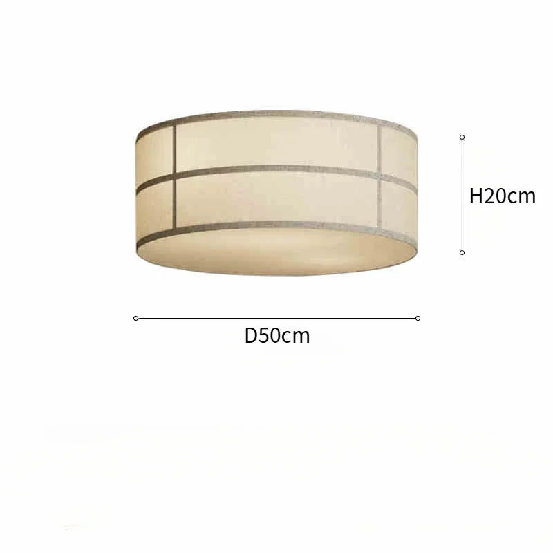 Wabi Sabi Cloth Ceiling Chandelier Japan Fabric Living Room Bedroom Ceiling Light Hotel Restaurant Shop Pendant Light Home Decor