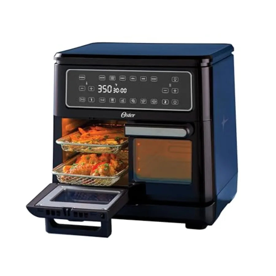 11Quart Dual Air Fryer Oven with 2 Cooking Zones for Large Capacity Air Frying Offers 6 Cooking Functions and Dual Baskets Idea
