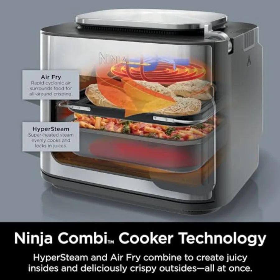 RSFP701 14in1 Multicooker Oven Air Fryer for Rapid 15Min Meals Includes 3 Accessories Ideal for Home Kitchen Efficiency Compact
