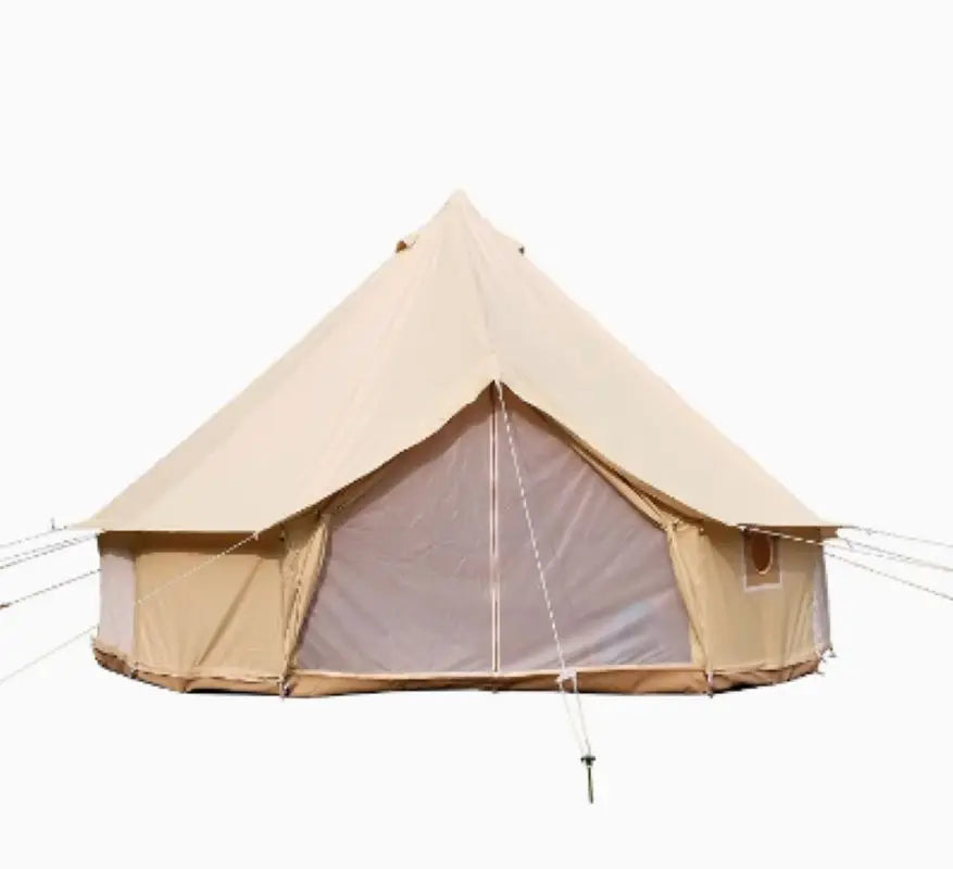 5M Luxury Camping Yurt – 4-Season, 5-8 Person, Heavy-Duty Cotton & Steel Frame – Waterproof 3000mm (37kg)