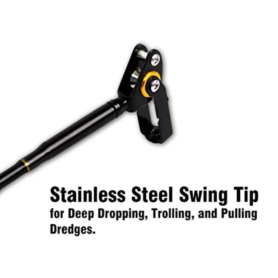 Bent Butt Fishing Rod 2Piece Saltwater Offshore Trolling Rod Big Game Roller Rod Conventional Boat Fishing Pole