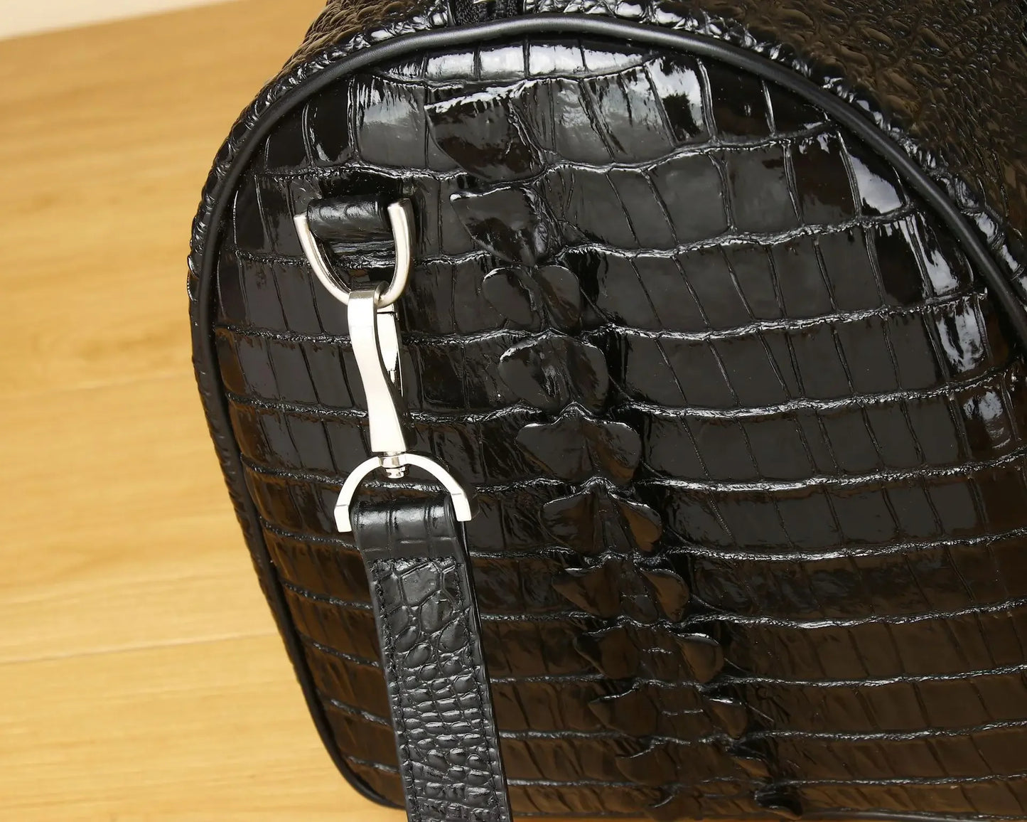 Cow Genuine Leather Travel Bags Luxury Men Large Capacity Alligator Portable Male Shoulder Bags Brand Real Leather Travel Duffle