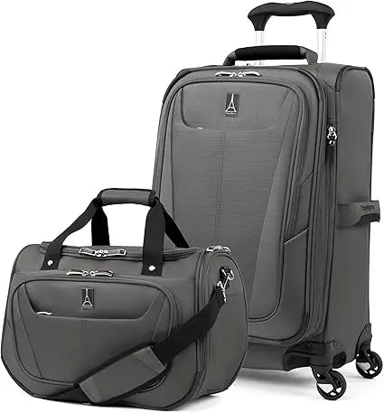 Travelpro Maxlite 5 Softside Expandable Luggage with 4 Spinner Wheels/Soft Underseat Tote, Lightweight Suitcase, Men and Women,